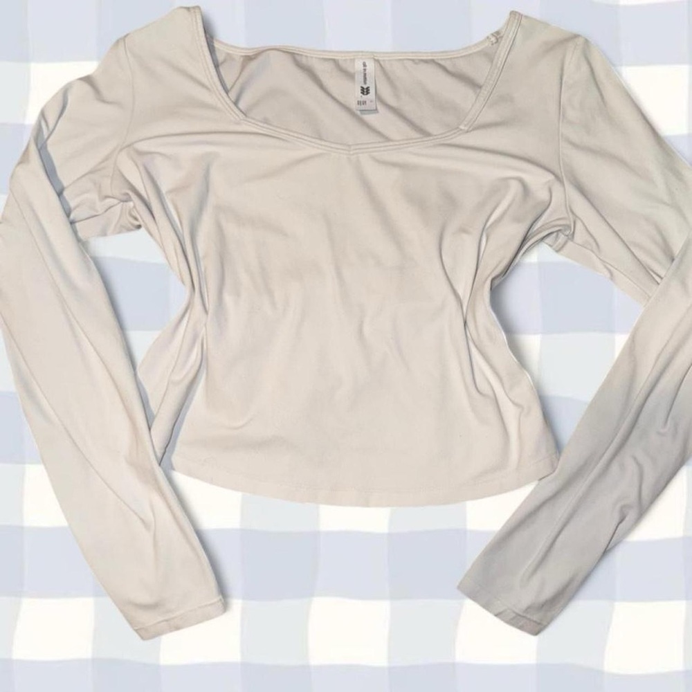 All in Motion Women's Cream Long Sleeve Top